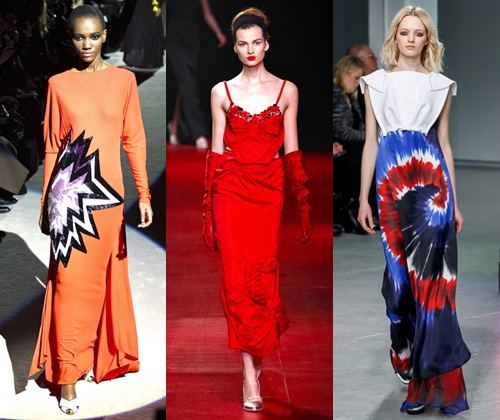 Abiti da sera alla moda in inverno 2014: foto di abiti da sera lunghi e corti alla moda 