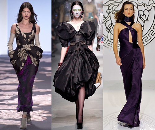 Abiti da sera alla moda in inverno 2014: foto di abiti da sera lunghi e corti alla moda 