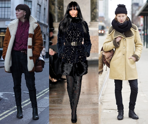 Le pecorelle femminili alla moda e gli uomini nell'inverno 2013-2014 (foto)