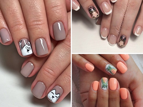 Nail art su un chiodo - tendenza autunnale 2016