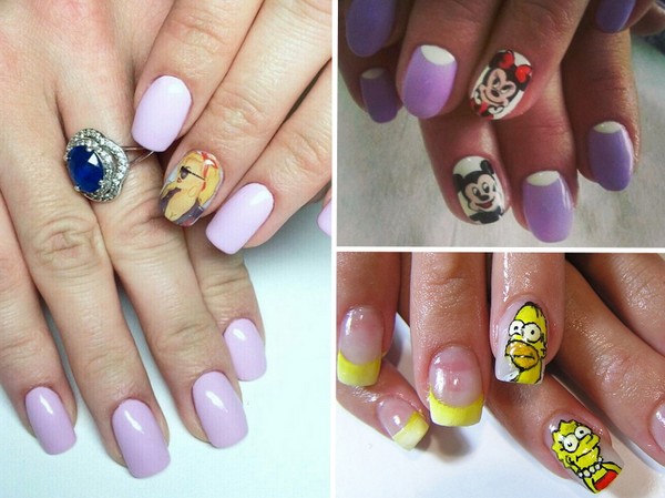 Nail art su un chiodo - tendenza autunnale 2016