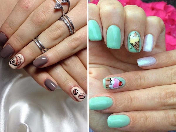 Nail art su un chiodo - tendenza autunnale 2016