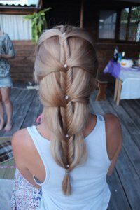 Capelli di Capodanno con trecce