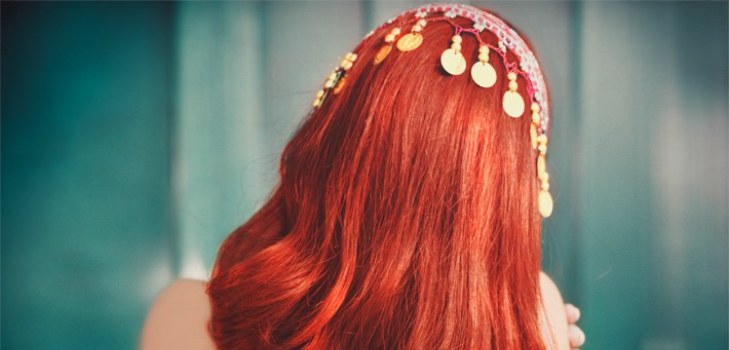 ragazza rossa
