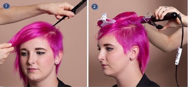 Acconciatura per il nuovo anno del petardo con le sue stesse mani - idee di moda per capelli corti, medi, lunghi, foto