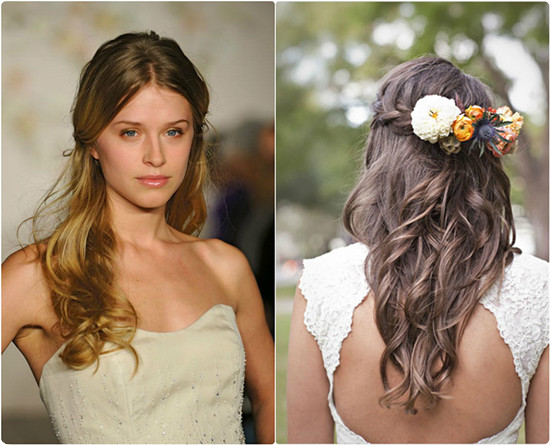 Acconciature alla graduazione: capelli sciolti
