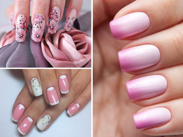 Manicure rosa - l'attuale tendenza estiva