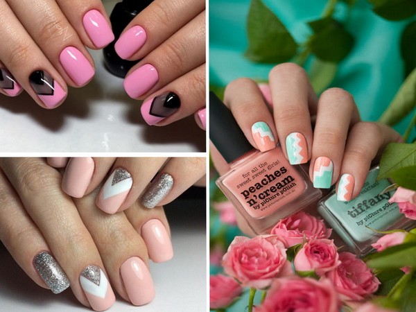 Manicure rosa - l'attuale tendenza estiva