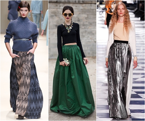 Gonne lunghe alla moda 2013