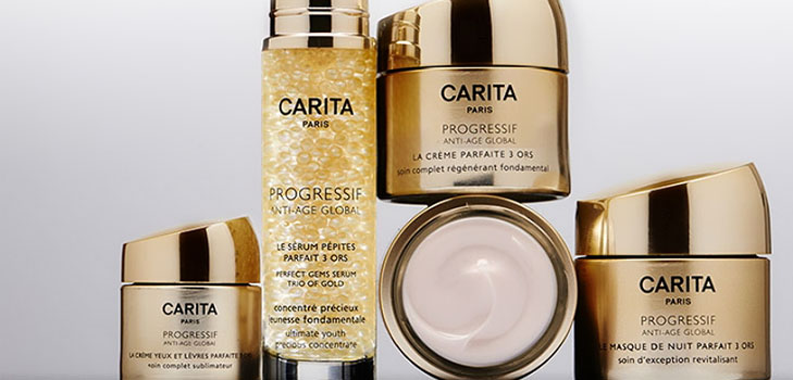 Segreti della giovinezza: novità anti-invecchiamento Carita Trio d'oro