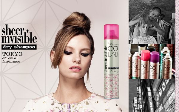 Simbiosi della moda e della scienza: collezione di shampoo asciutti Colab Sheer & Invisible