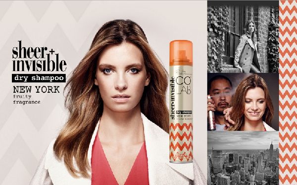 Simbiosi della moda e della scienza: collezione di shampoo asciutti Colab Sheer & Invisible