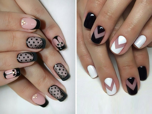 Elegante minimalismo: una manicure monocromatica - trend-2016