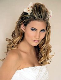 Acconciature di nozze con i capelli scorrevoli