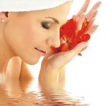Acqua termica per il viso