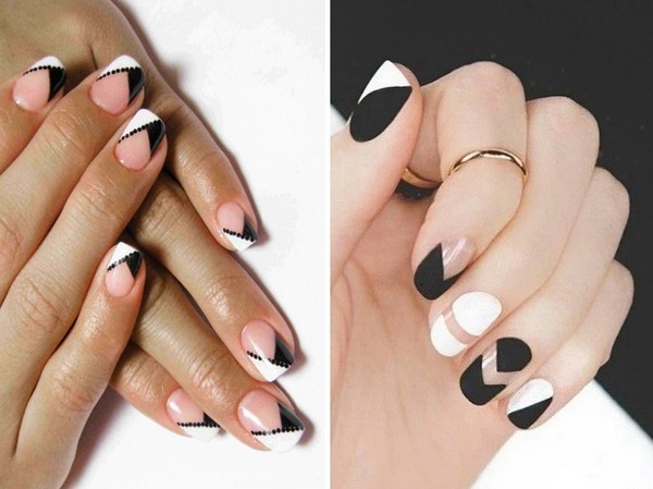 Geometria triangolare - manicure trend-2016