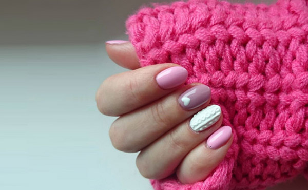 Manicure a maglia - una tendenza alla moda invernale