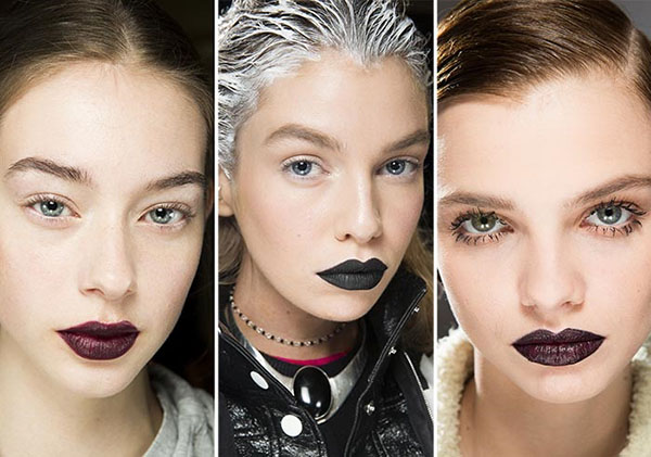 Labbra luminose come tendenza dell'inverno 2016-2017