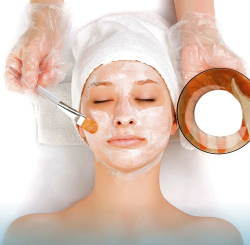 Maschera invernale con olio d'oliva