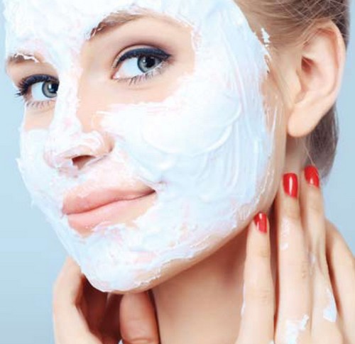 Maschera invernale con olio d'oliva