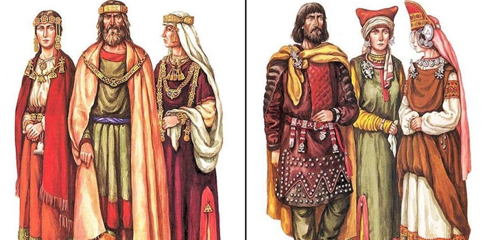 Vestiti antichi di Rus