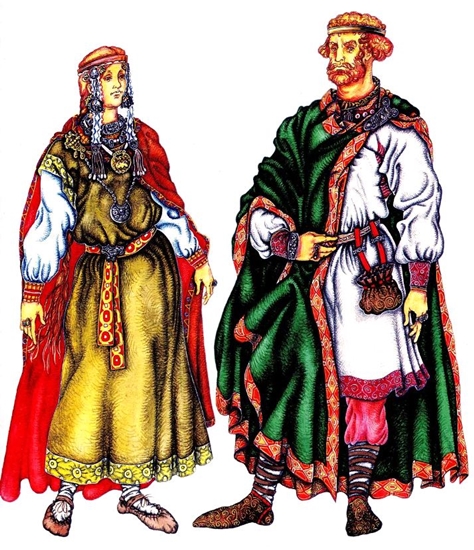 Vestiti antichi di Rus