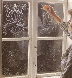 Idee per i disegni di Capodanno dei bambini sulle finestre (foto)
