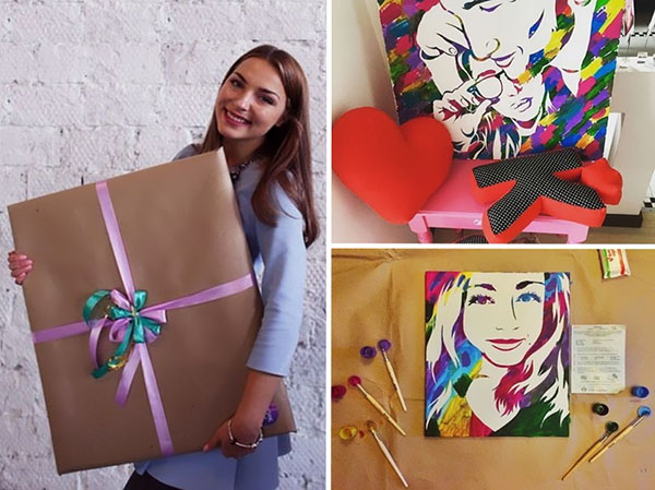 Idea per la vacanza: un'immagine insolita Stick Art
