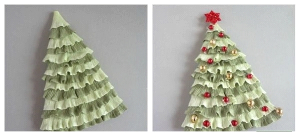 appendiamo gli ornamenti fatti decorare l'albero di Natale
