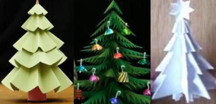 Alberi di Natale di carta