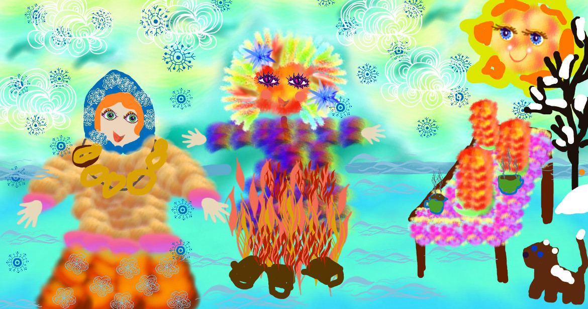 Come disegnare Shrovetide? Disegna una vacanza di primavera con i bambini