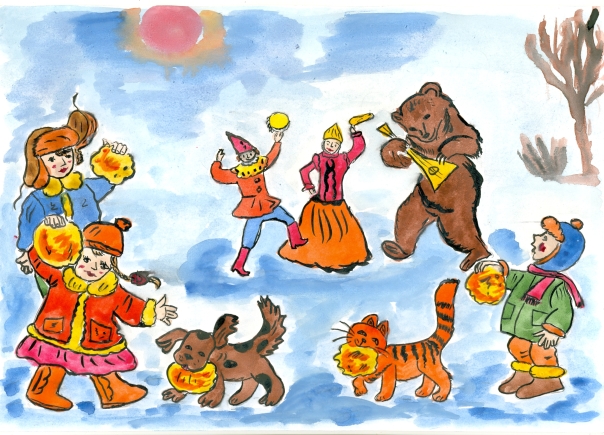 Come disegnare Shrovetide? Disegna una vacanza di primavera con i bambini