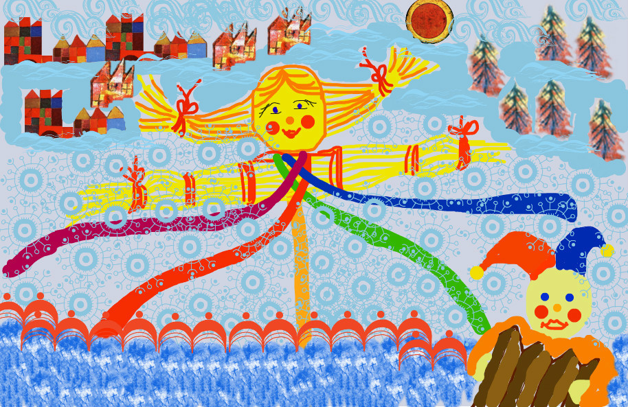 Come disegnare Shrovetide? Disegna una vacanza di primavera con i bambini