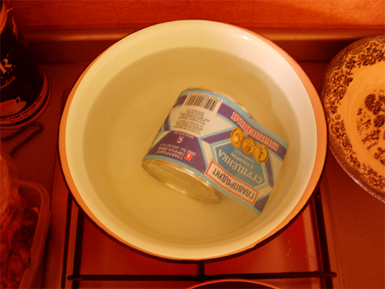 Come cucinare il latte condensato in una lattina?