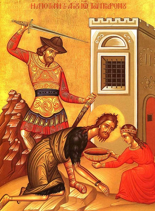 11 settembre - la festa della decapitazione di Giovanni Battista