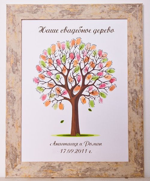 Albero di auguri per il matrimonio con le proprie mani