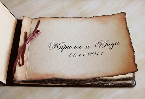 Il libro dei desideri per il matrimonio con le proprie mani