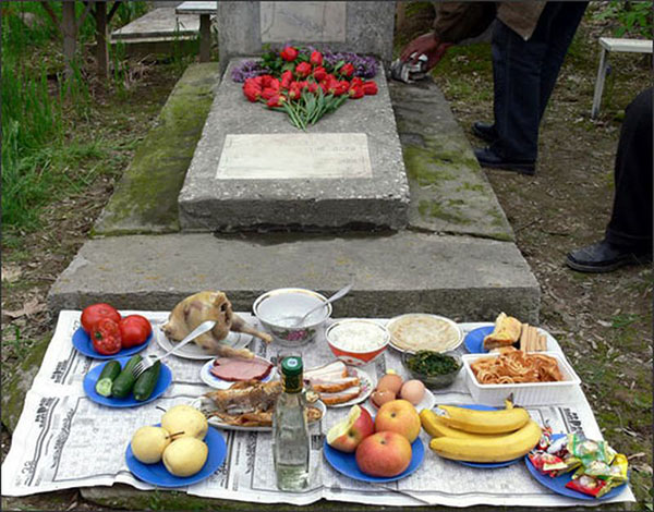 Quando vanno al cimitero