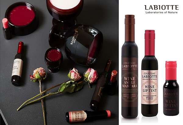 Cosmetici in un bicchiere: una collezione di vino di trucco Chateau Labiotte