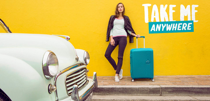 Estate on the road: valigie luminose American Tourister Soundbox
