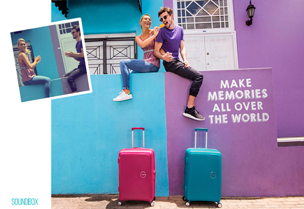 Estate on the road: valigie luminose American Tourister Soundbox
