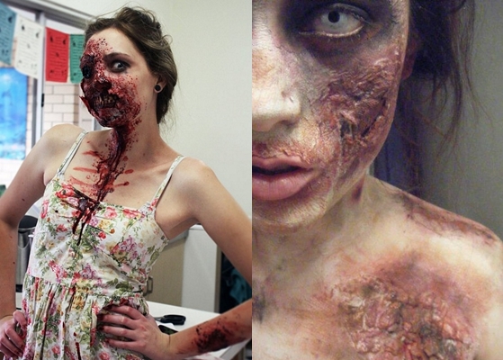 Zombie Makeover for Halloween: foto, video come creare le proprie mani