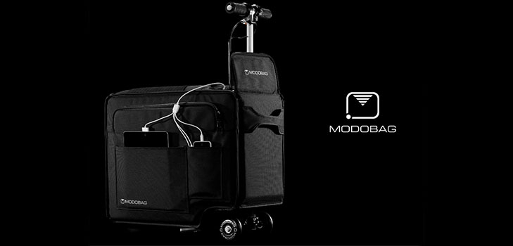 Modobag per il viaggio vivido: la prima valigia motorizzata