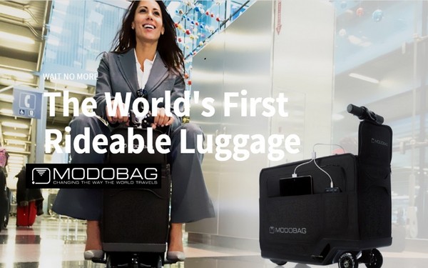 Modobag per il viaggio vivido: la prima valigia motorizzata