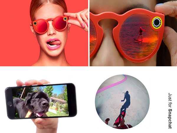 Nuovo da Snapchat: Occhiali da vista con modalità video