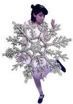 Costume di fiocco di neve di Capodanno