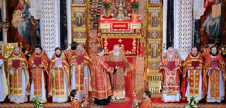 Pasqua - come è il servizio della chiesa, l'ordine di comportamento durante il servizio