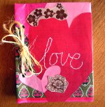 Regali di San Valentino. Blocco note fatto a mano Regali di San Valentino. Blocco note fatto a mano