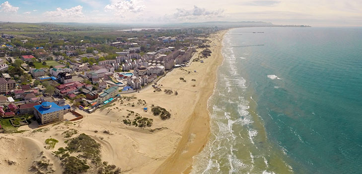 Meteo e temperatura dell'acqua a Anapa in agosto 2017