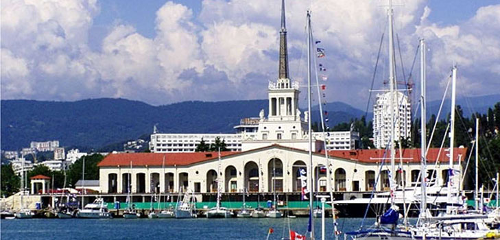 Tempo a Sochi nell'aprile 2017